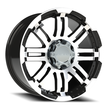Vision Vw 18X9 Gloss Black Machined Face Wheel