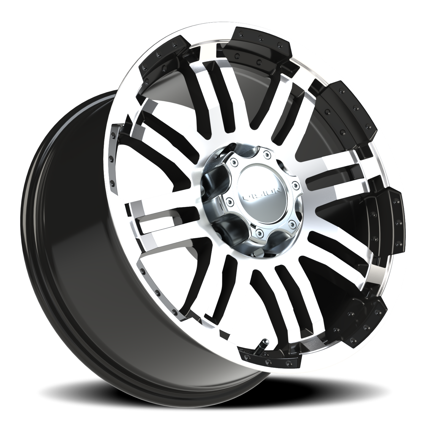 Vision Vw 18X9 Gloss Black Machined Face Wheel