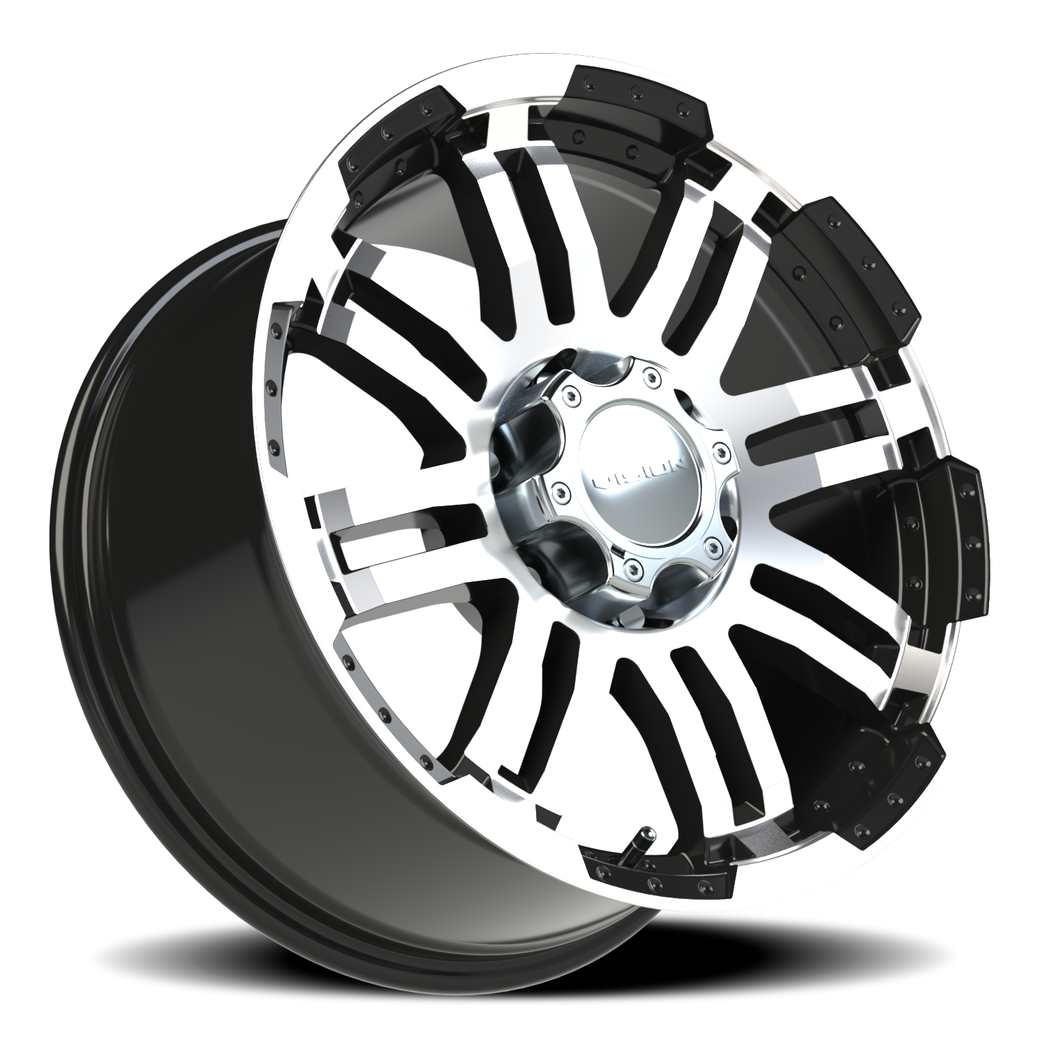 Vision Vw 18X9 Gloss Black Machined Face Wheel