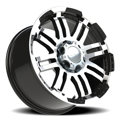 Vision Vw 18X9 Gloss Black Machined Face Wheel