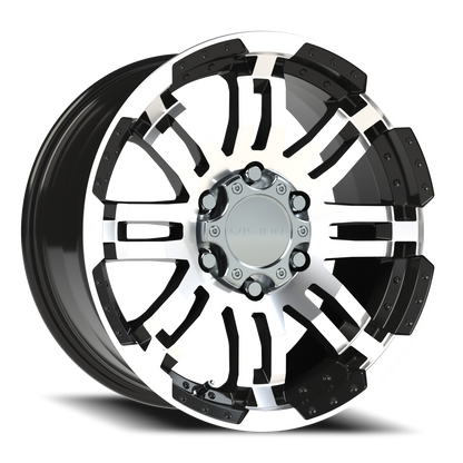 Vision Vw 17X8.5 Gloss Black Machined Face Wheel