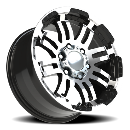 Vision Vw 17X8.5 Gloss Black Machined Face Wheel