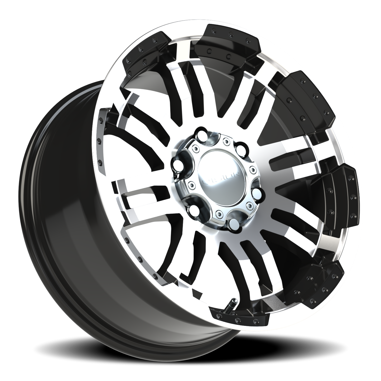 Vision Vw 17X8.5 Gloss Black Machined Face Wheel