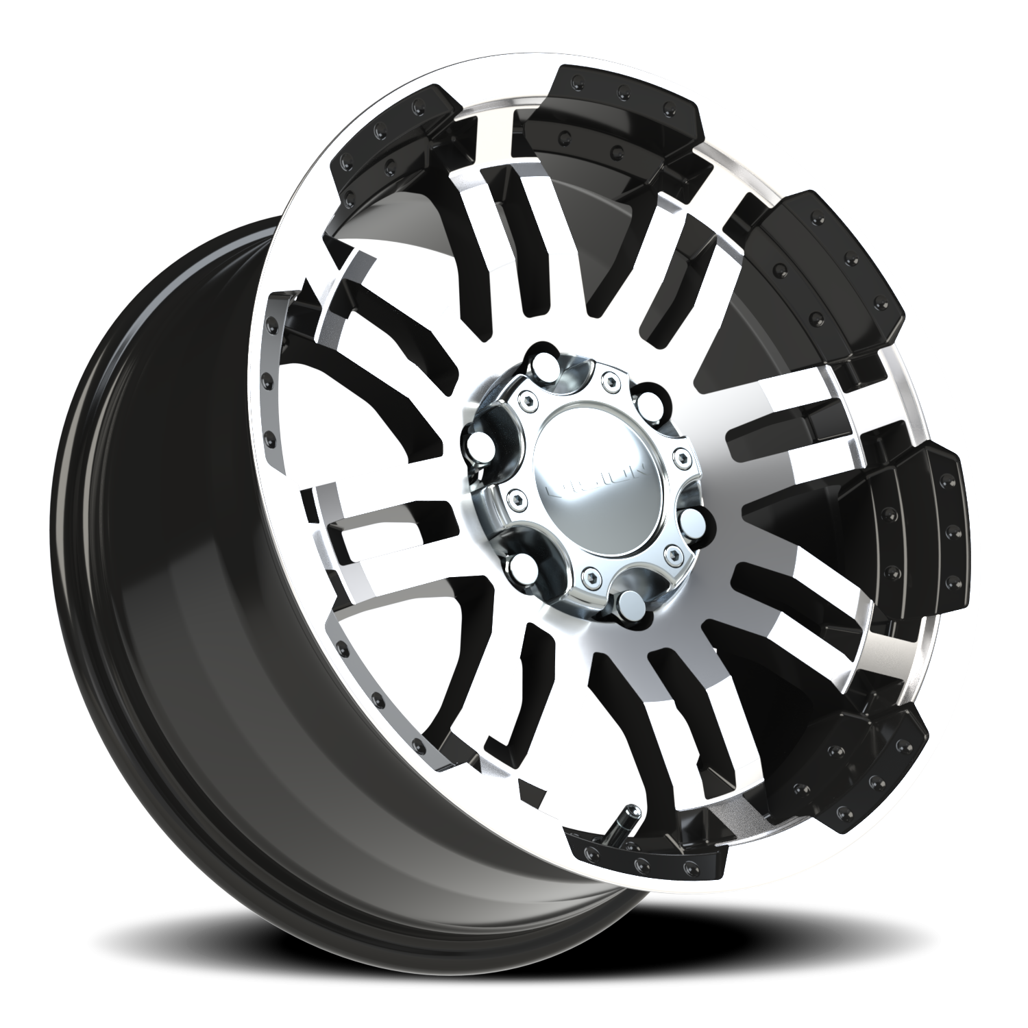 Vision Vw 17X8.5 Gloss Black Machined Face Wheel