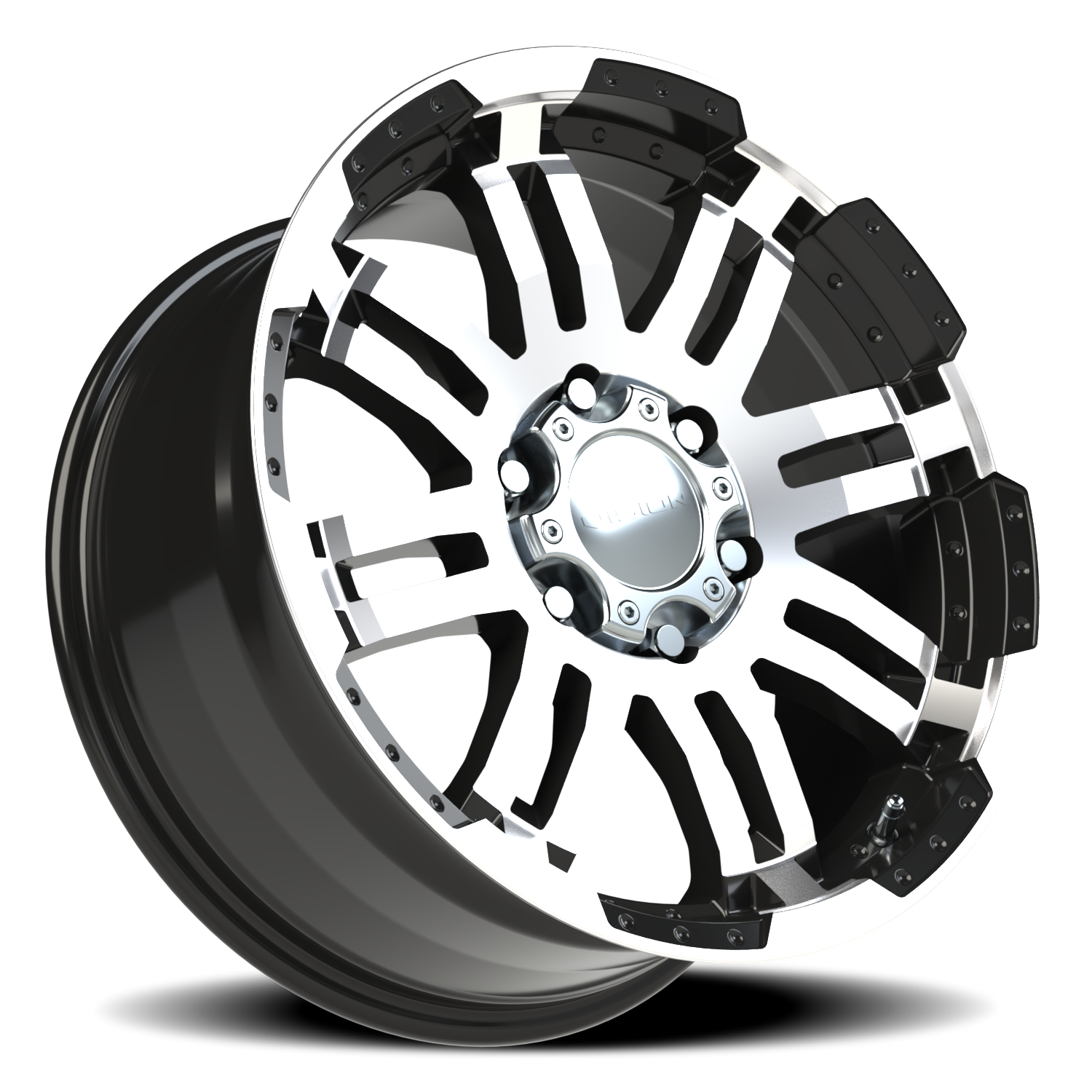 Vision Vw 18X8.5 Gloss Black Machined Face Wheel