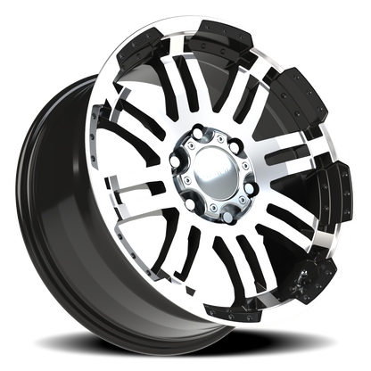 Vision Vw 18X8.5 Gloss Black Machined Face Wheel