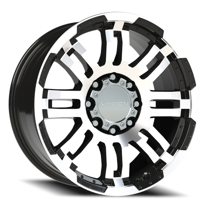 Vision Vw 20X9 Gloss Black Machined Face Wheel