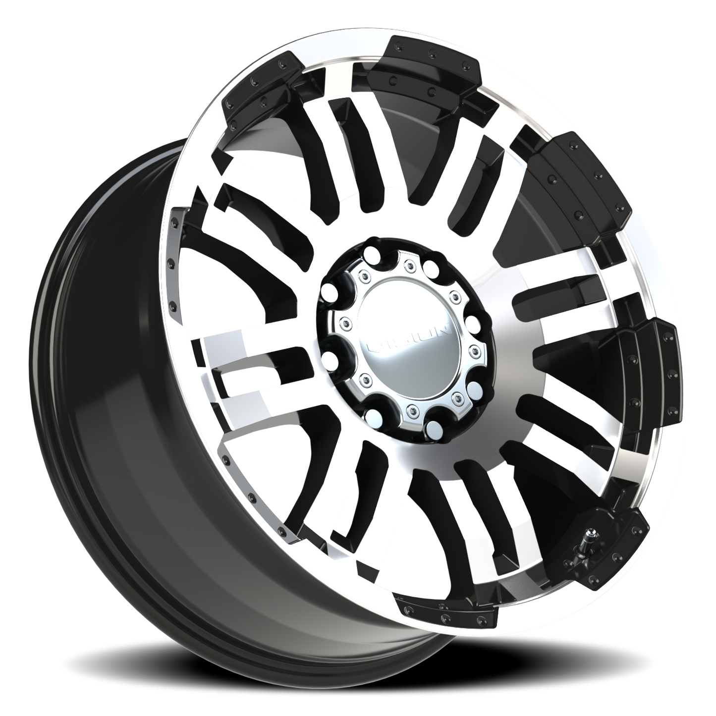 Vision Vw 20X9 Gloss Black Machined Face Wheel