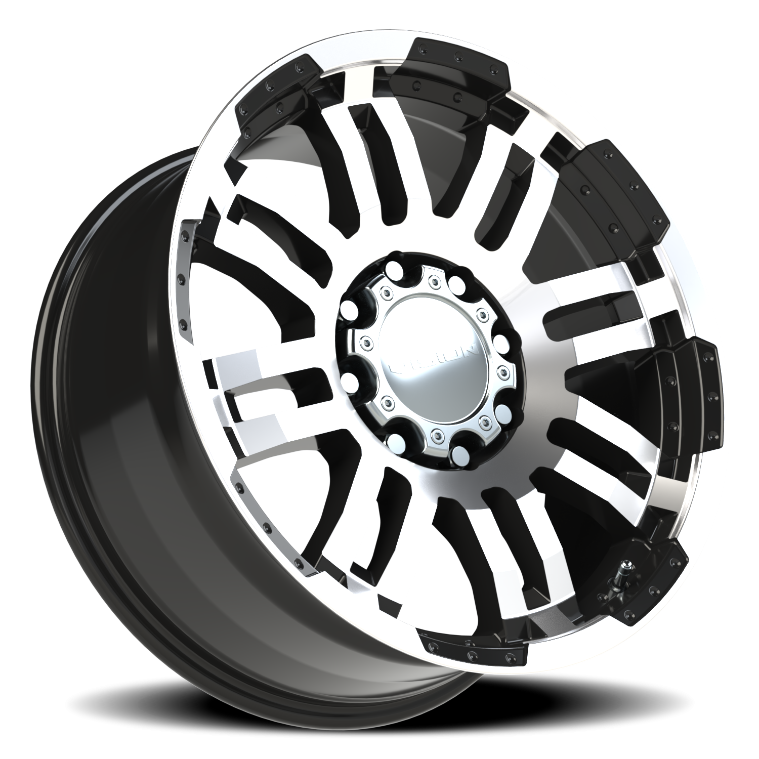 Vision Vw 20X9 Gloss Black Machined Face Wheel