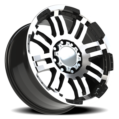 Vision Vw 20X9 Gloss Black Machined Face Wheel