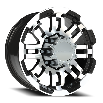 Vision Vw 17X8.5 Gloss Black Machined Face Wheel