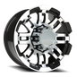 Vision Vw 17X8.5 Gloss Black Machined Face Wheel
