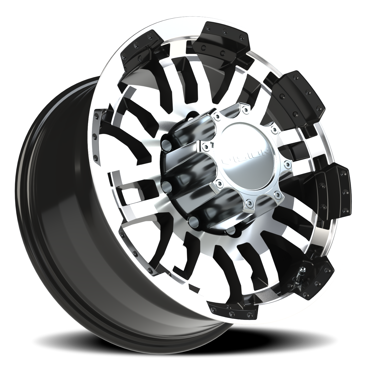 Vision Vw 17X8.5 Gloss Black Machined Face Wheel