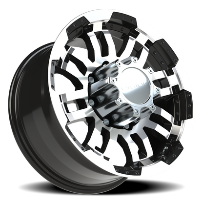 Vision Vw 17X8.5 Gloss Black Machined Face Wheel