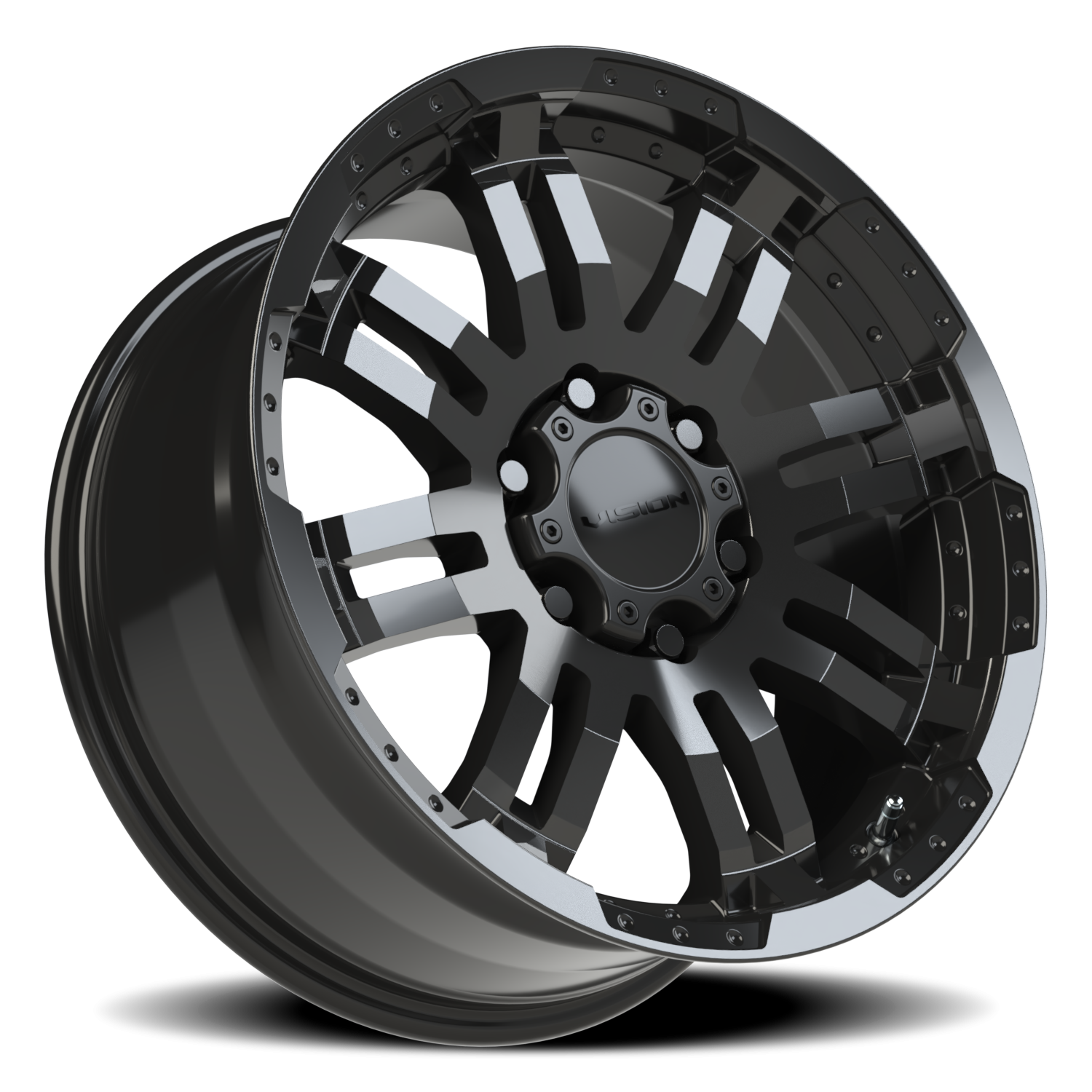 Vision Wheel 18X8.5 Gloss Black Wheel