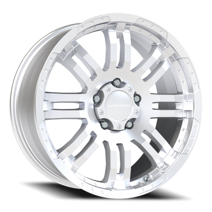 Vision Warrior 20X9 Winter Paint-Silver( Salt Resistant) Wheel