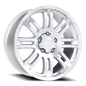 Vision Warrior 20X9 Winter Paint-Silver( Salt Resistant) Wheel