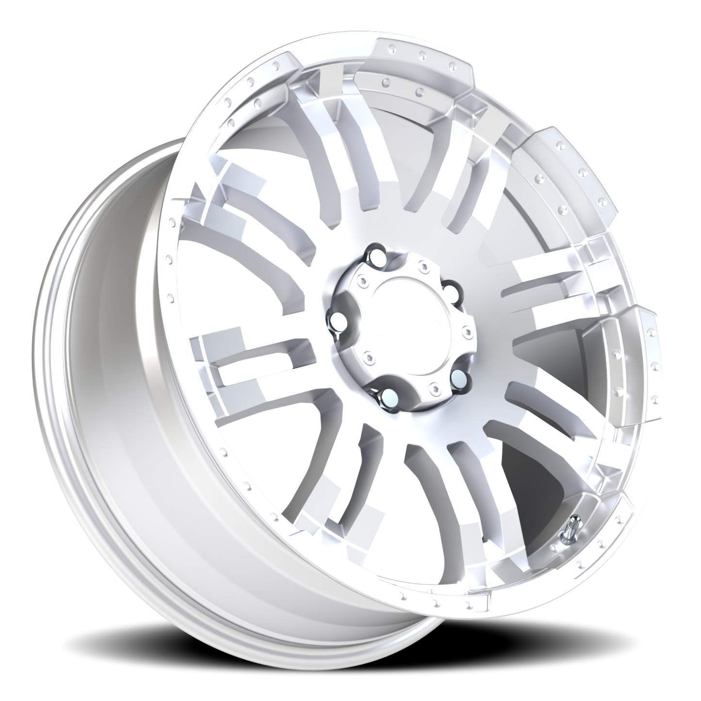 Vision Warrior 20X9 Winter Paint-Silver( Salt Resistant) Wheel