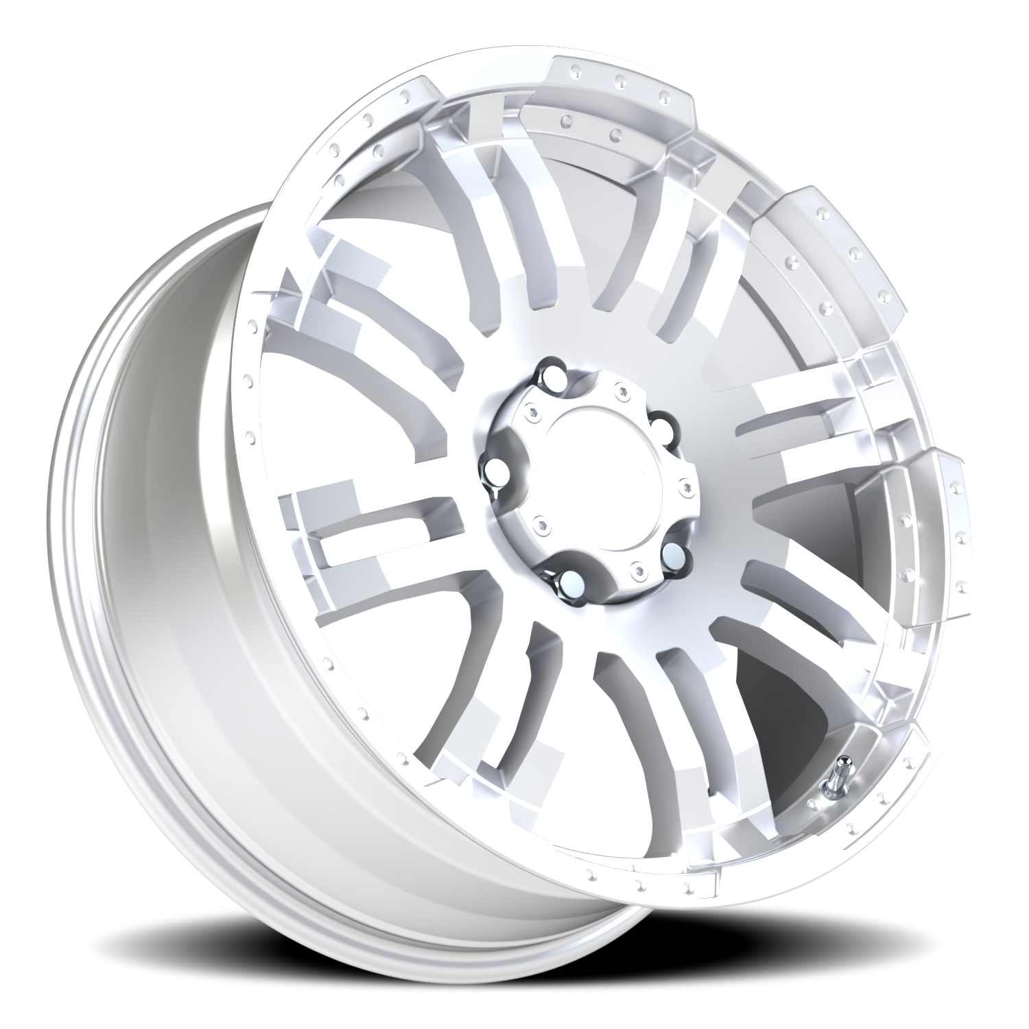 Vision Warrior 20X9 Winter Paint-Silver( Salt Resistant) Wheel