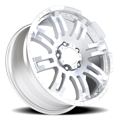Vision Warrior 20X9 Winter Paint-Silver( Salt Resistant) Wheel