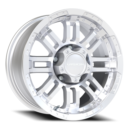 Vision Warrior 16X8 Winter Paint-Silver( Salt Resistant) Wheel