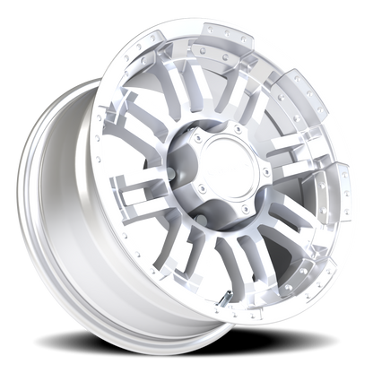 Vision Warrior 16X8 Winter Paint-Silver( Salt Resistant) Wheel