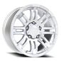 Vision Warrior 17X8.5 Winter Paint-Silver( Salt Resistant) Wheel