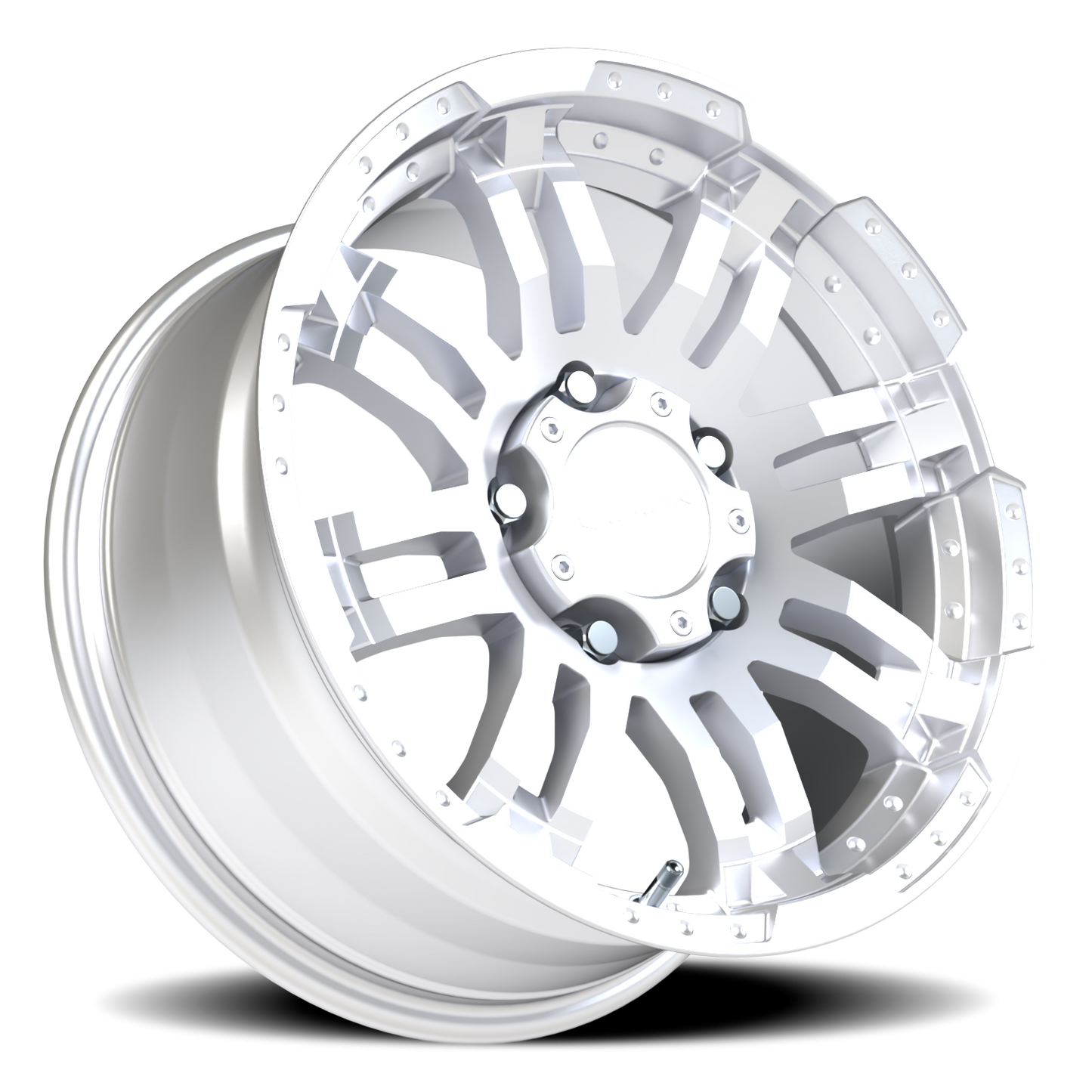 Vision Warrior 17X8.5 Winter Paint-Silver( Salt Resistant) Wheel