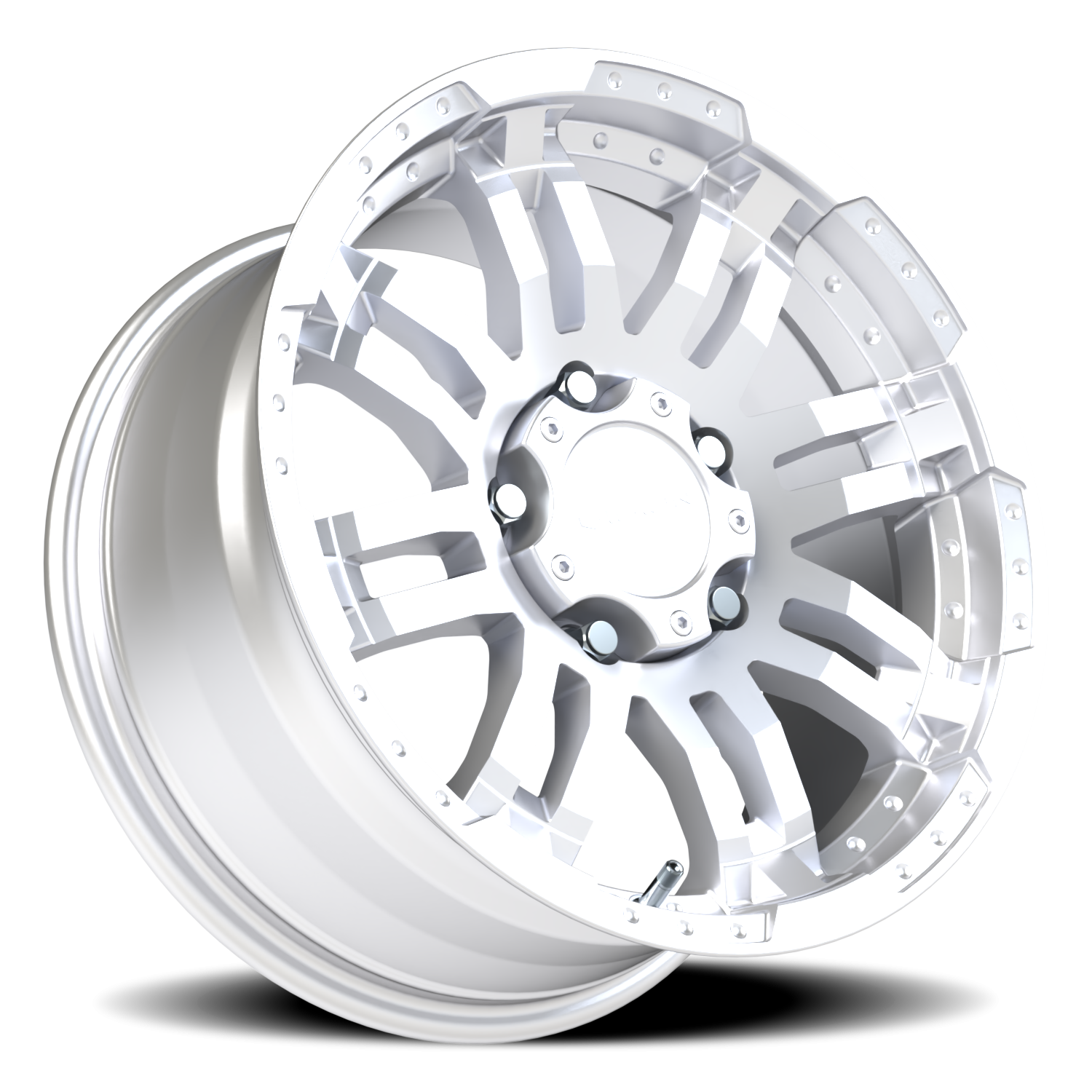 Vision Warrior 17X8.5 Winter Paint-Silver( Salt Resistant) Wheel