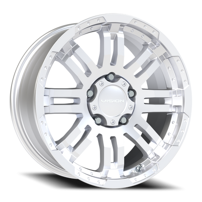 Vision Warrior 18X8.5 Winter Paint-Silver( Salt Resistant) Wheel