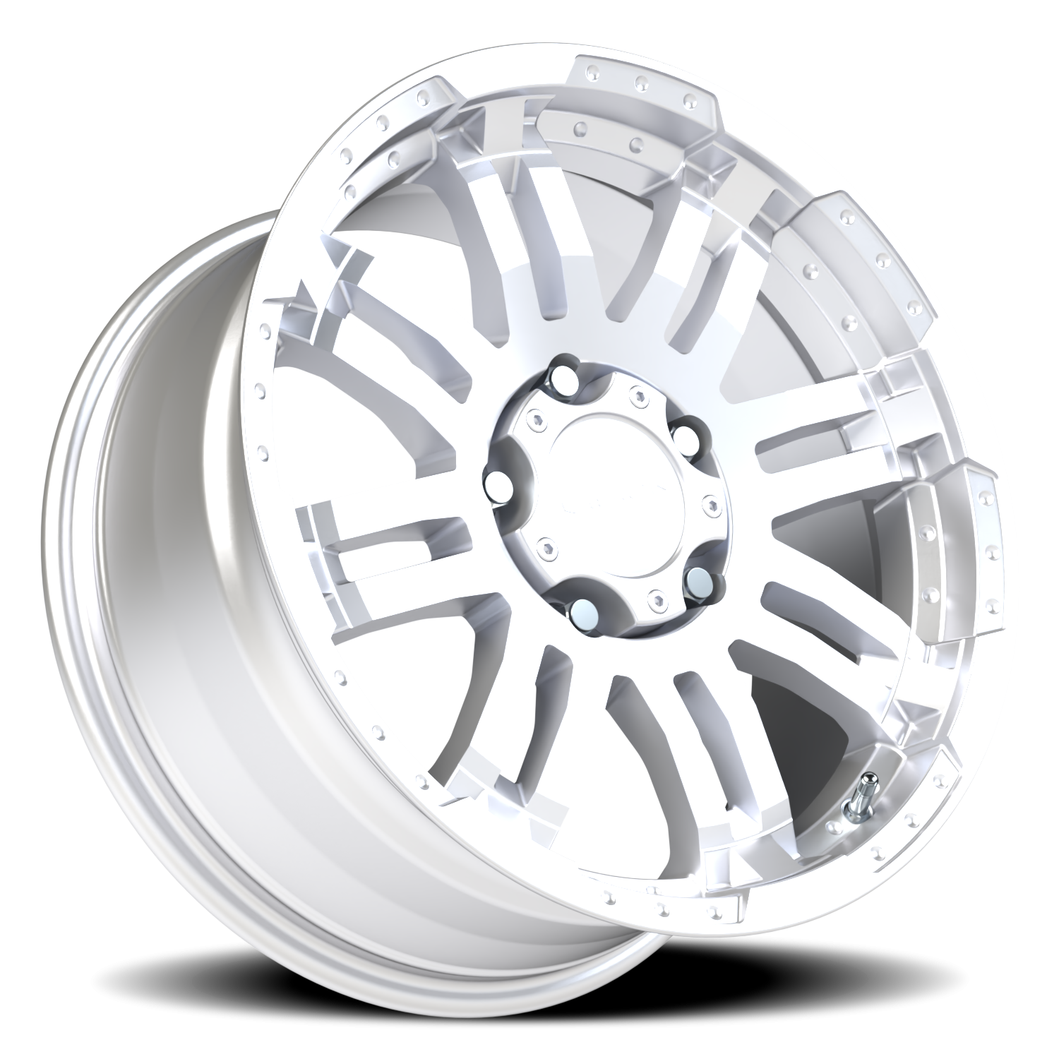 Vision Warrior 18X8.5 Winter Paint-Silver( Salt Resistant) Wheel