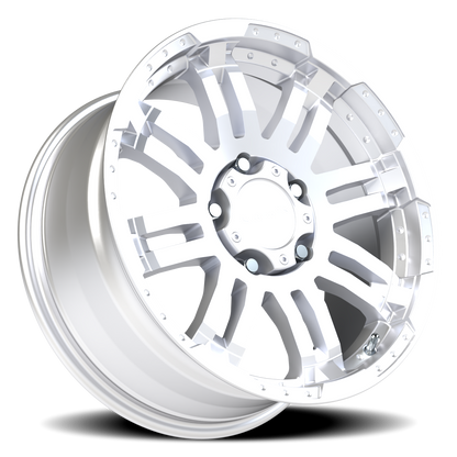 Vision Warrior 18X8.5 Winter Paint-Silver( Salt Resistant) Wheel