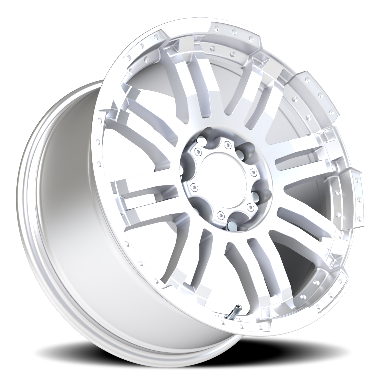 Vision Warrior 20X9 Winter Paint-Silver( Salt Resistant) Wheel