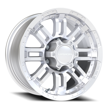Vision Warrior 16X8 Winter Paint-Silver( Salt Resistant) Wheel
