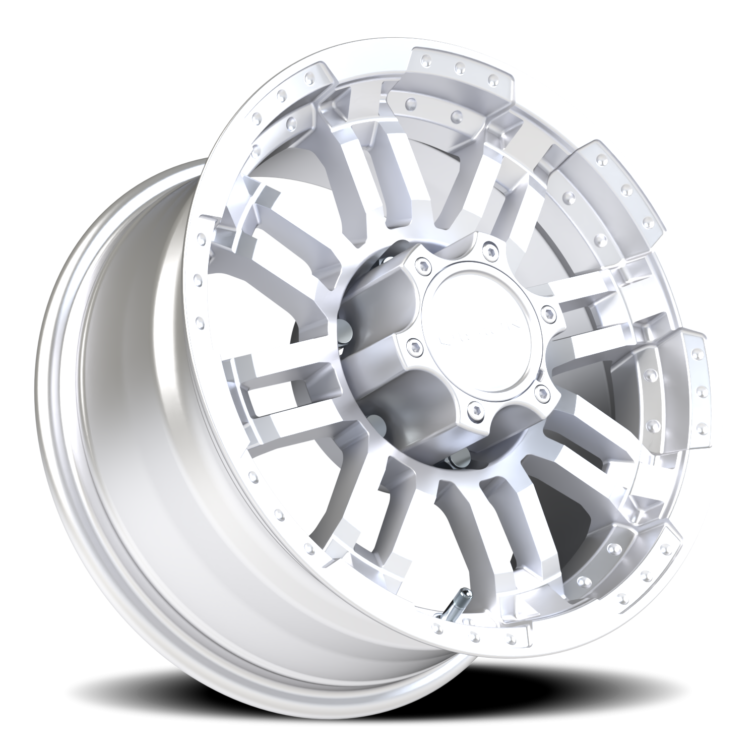 Vision Warrior 16X8 Winter Paint-Silver( Salt Resistant) Wheel