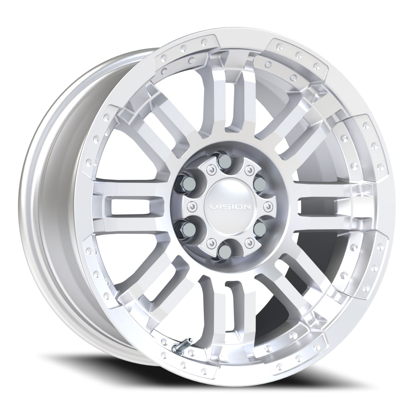 Vision Warrior 16X8 Winter Paint-Silver( Salt Resistant) Wheel