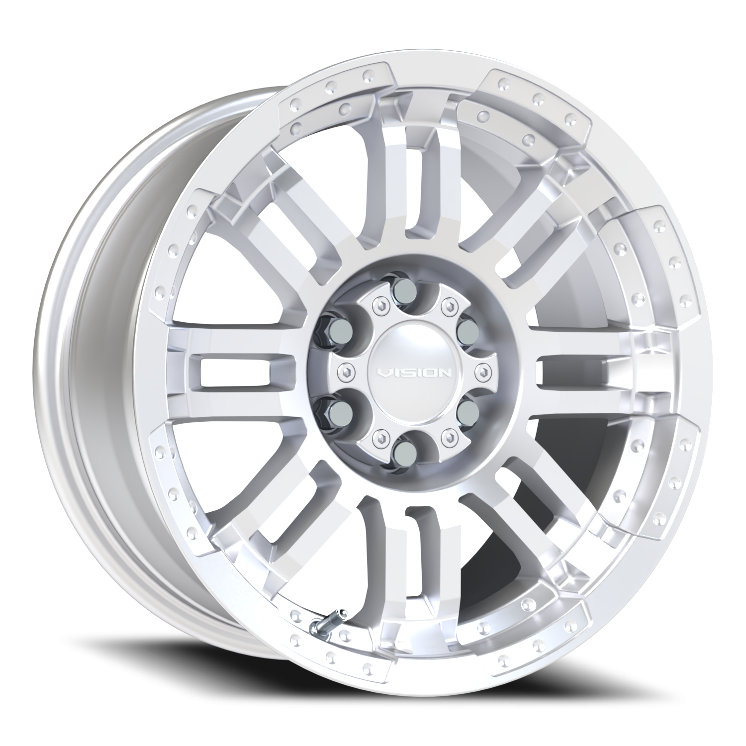 Vision Warrior 16X8 Winter Paint-Silver( Salt Resistant) Wheel