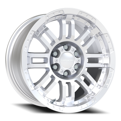 Vision Warrior 16X8 Winter Paint-Silver( Salt Resistant) Wheel