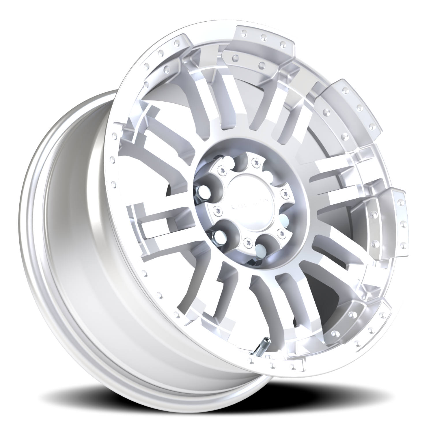Vision Warrior 16X8 Winter Paint-Silver( Salt Resistant) Wheel