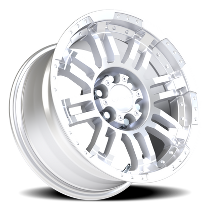 Vision Warrior 16X8 Winter Paint-Silver( Salt Resistant) Wheel