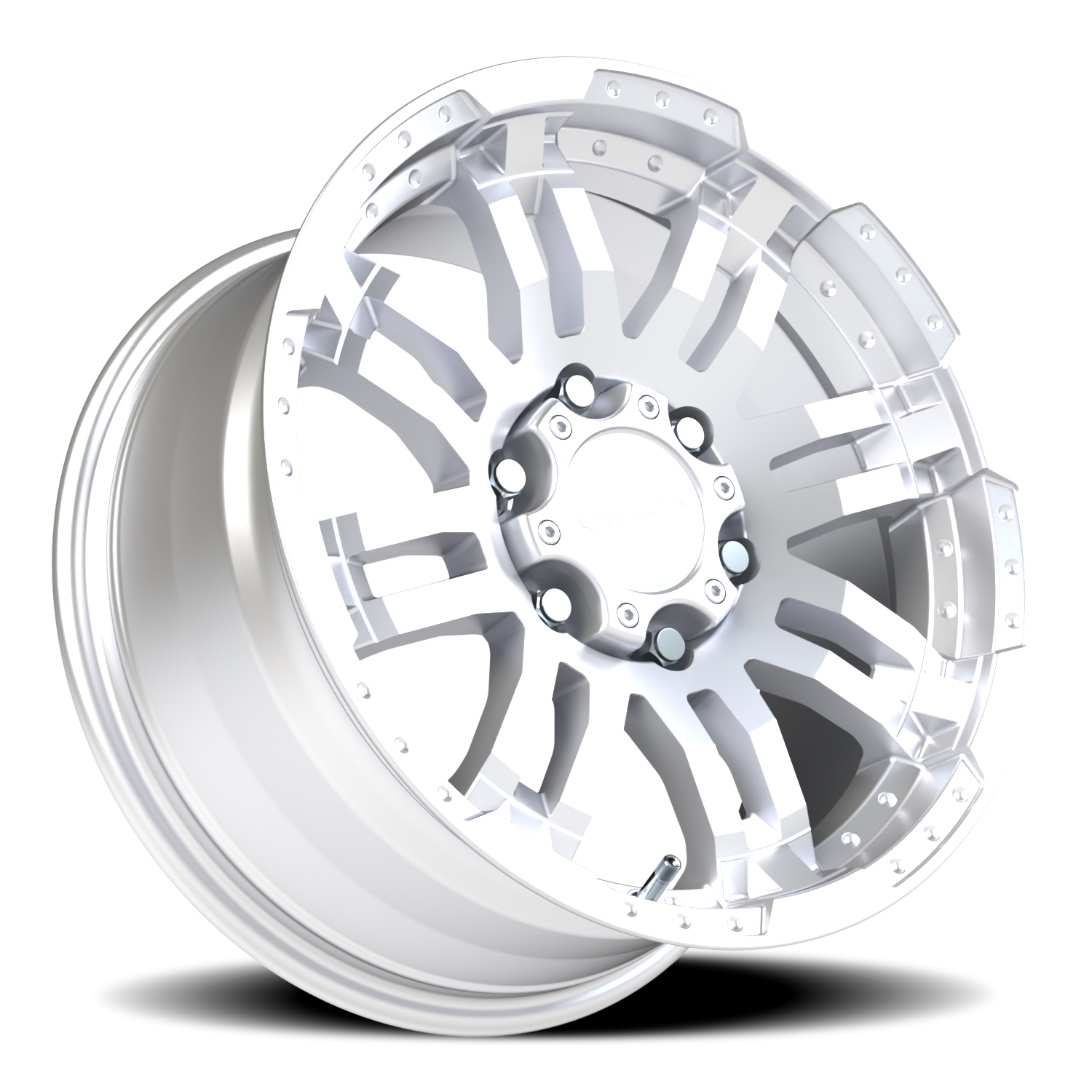 Vision Warrior 17X8.5 Winter Paint-Silver( Salt Resistant) Wheel