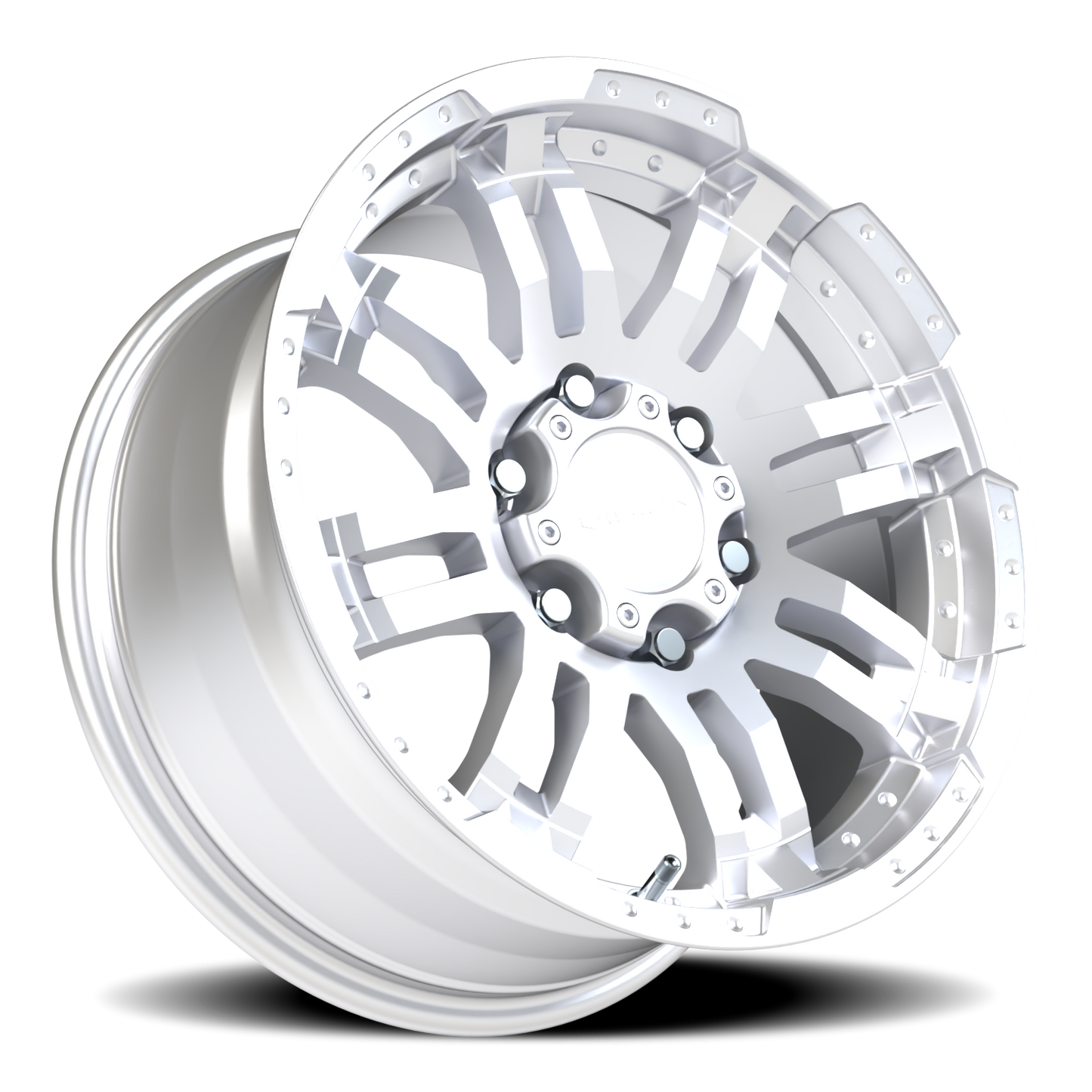 Vision Warrior 17X8.5 Winter Paint-Silver( Salt Resistant) Wheel