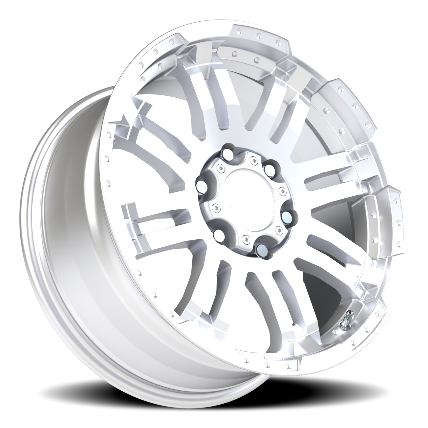 Vision Warrior 18X8.5 Winter Paint-Silver( Salt Resistant) Wheel