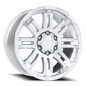 Vision Warrior 18X8.5 Winter Paint-Silver( Salt Resistant) Wheel