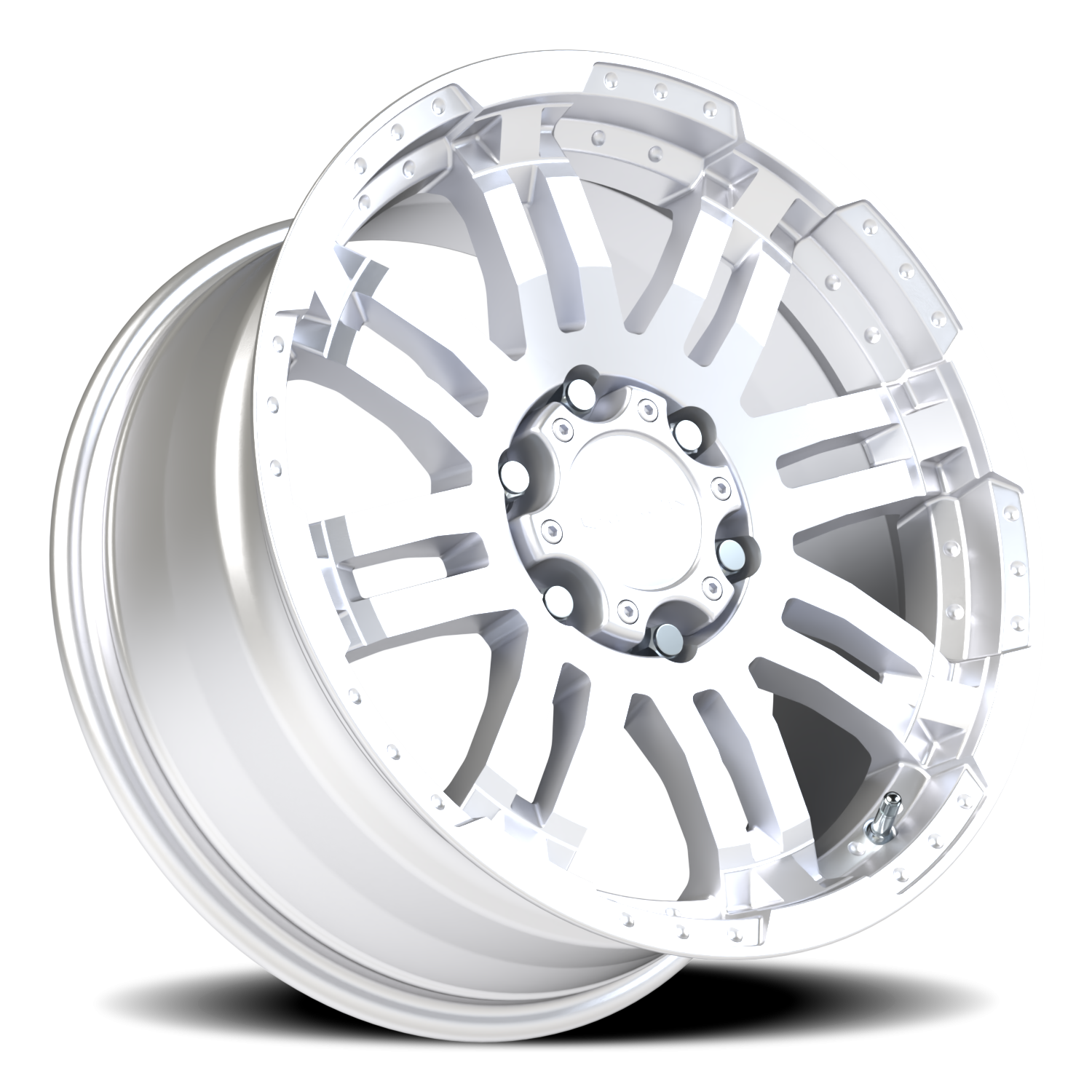 Vision Warrior 18X8.5 Winter Paint-Silver( Salt Resistant) Wheel
