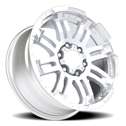 Vision Warrior 18X8.5 Winter Paint-Silver( Salt Resistant) Wheel