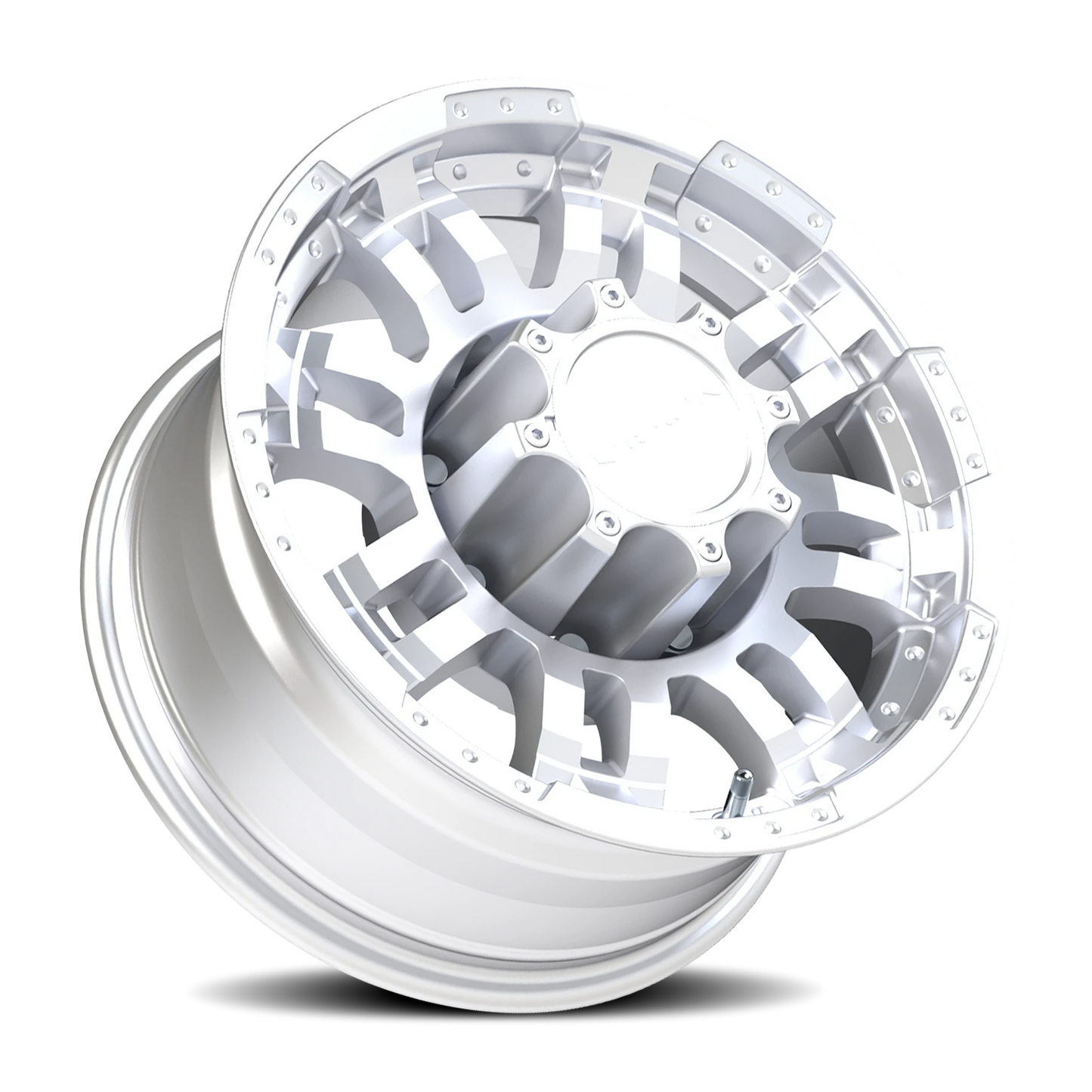 Vision Warrior 16X8 Winter Paint-Silver( Salt Resistant) Wheel