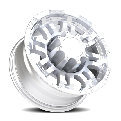 Vision Warrior 16X8 Winter Paint-Silver( Salt Resistant) Wheel