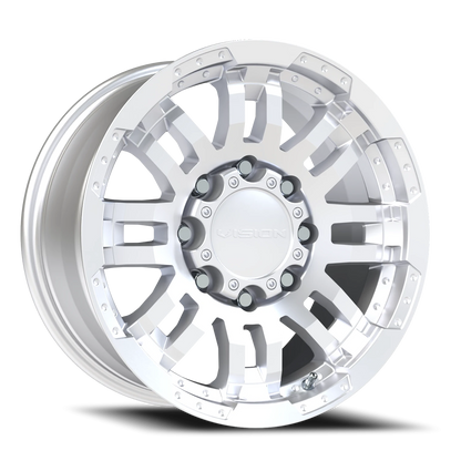 Vision Warrior 17X8.5 Winter Paint-Silver( Salt Resistant) Wheel