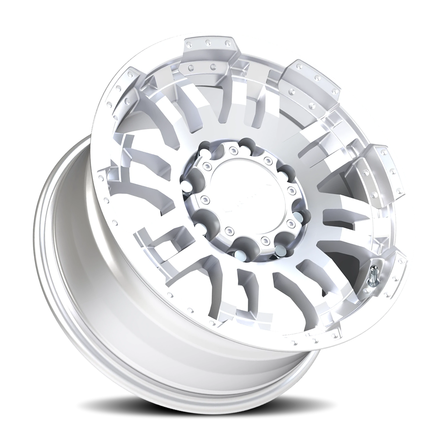 Vision Warrior 17X8.5 Winter Paint-Silver( Salt Resistant) Wheel